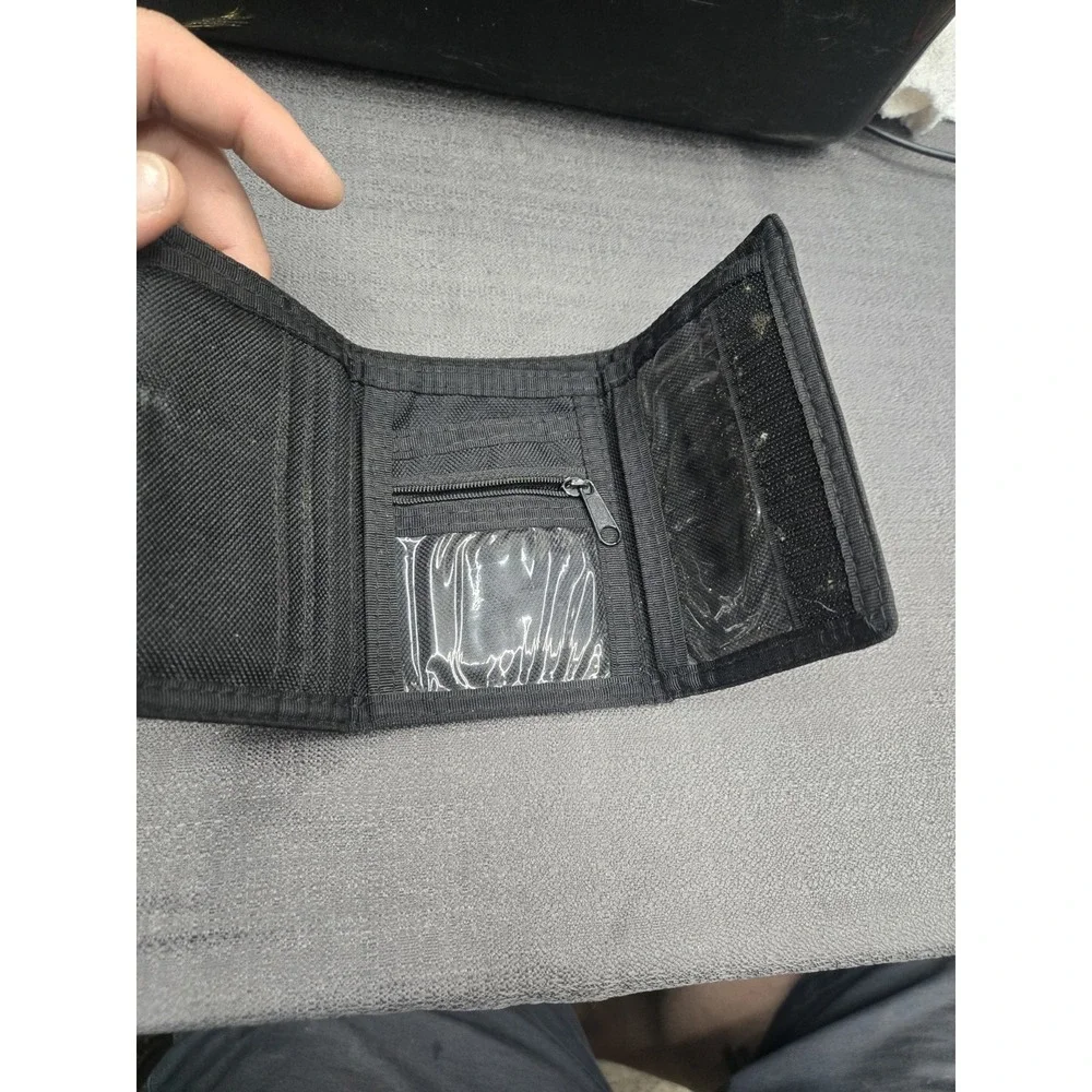USMC United States Marine Corps Black Trifold Wallet‎ EGA Eagle Globe Anchor...